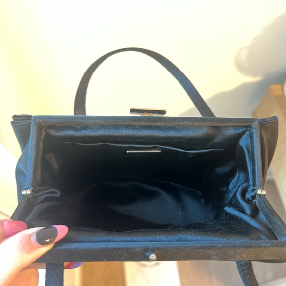 Prada Vintage Black Silk Purse - Picture 6 of 8